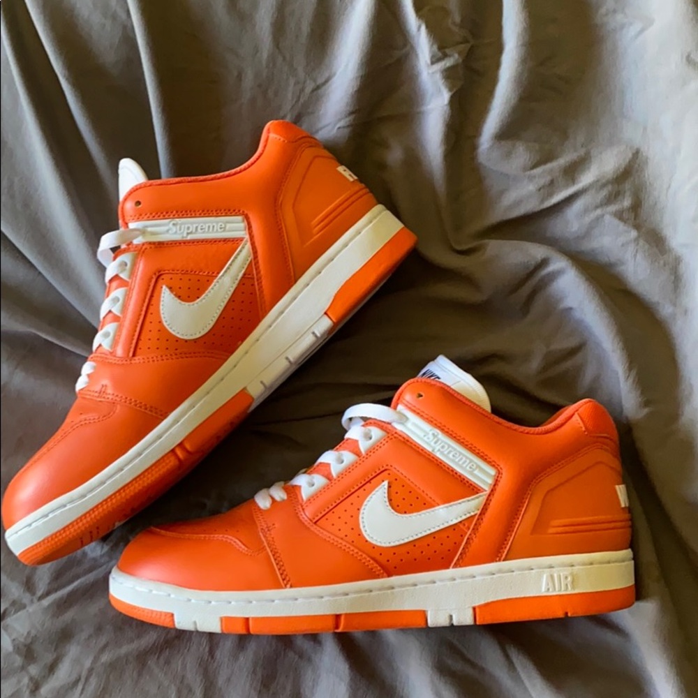Nike SB Air Force 2 Low Supreme Orange